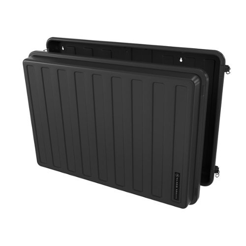 Storm Shell - Entertainment Series 44" Outdoor TV Enclosure - Black-Front_Standard 