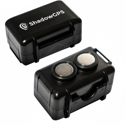 ShadowGPS - Magnetic Mount Weatherproof GPS Case and Key Holder for Cars, Stash Box with Strong Magnets for Under Vehicle Use - Black-Front_Standard 