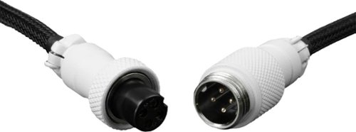 DROP Coiled 4.5' USB-A to USB-C Keyboard Cable - Black WORLDWIDE DELIVERY