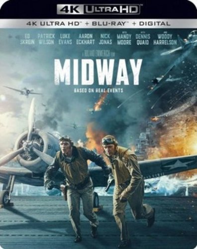 Midway [Includes Digital Copy] [4K Ultra HD Blu-ray/Blu-ray] [2019]-Front_Standard 