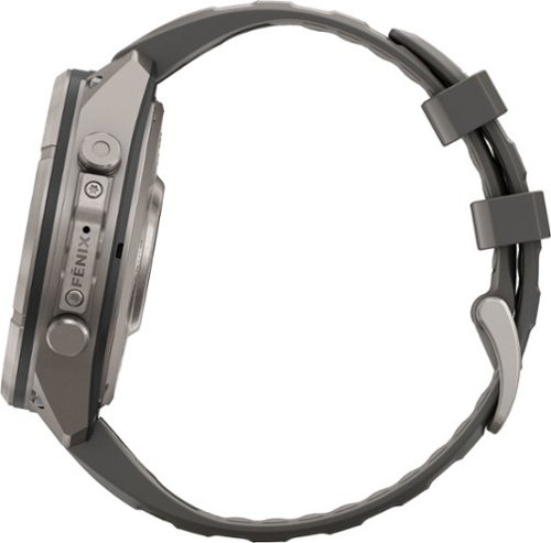 Garmin fēnix 9 Pro - Solar GPS Smartwatch 47 mm Titanium - Pebble Gray/Silver Gray Silicone Band - (2026) BUY IN EUROPE
