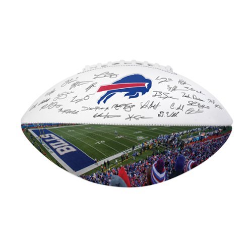 Logo Brands - Buffalo Bills 2025 Autograph Signature Football - Royal-Front_Standard 
