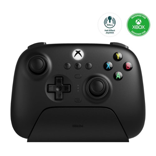 8BitDo - Ultimate 3-mode Controller for Xbox - Game Pass Code - Black-Front_Standard 
