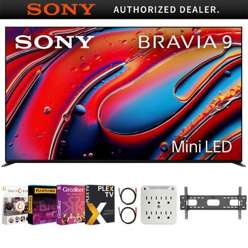 Sony - 65" BRAVIA 9 XR90 Series QLED Mini-LED 4K HDR Smart TV (2024) with Premiere Movies Streaming 2020 Bundle-Front_Standard 
