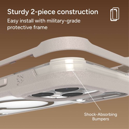 ZAGG Rainier Snap with Kickstand for Apple iPhone 17 Pro - Sandstone WORLDWIDE DELIVERY