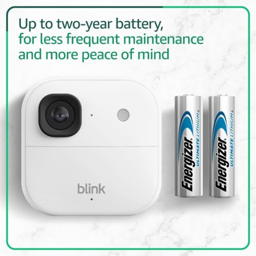Blink Outdoor 2K+ Wireless Smart Security Camera, 2K video, Two-way audio w/ noise cancellation, Smart detection - 5CAM - White HOW TO BUY