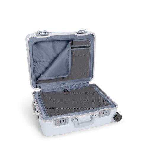 TUMI 19 Degree Frame Continental 4 Wheel Carry On - Pearl Gray Texture WORLDWIDE DELIVERY