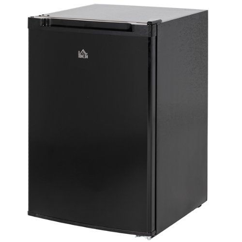 Forest'nSky - 3.0 Cu.Ft Compact Upright Freezer - Single Door, Adjustable Thermostat, Ideal for Dorm, Apartment & Office - Black-Front_Standard 