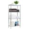 Mind Reader - Storage Shelves, Garage Shelving, Storage Shelf, Pantry Org, Adjustable, Metal, 23.5"L x 11.75"W x 48"H - Silver-Front_Standard
