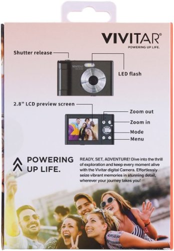 Vivitar Point and Shoot 16 MP Digital Camera - Black HOW TO BUY