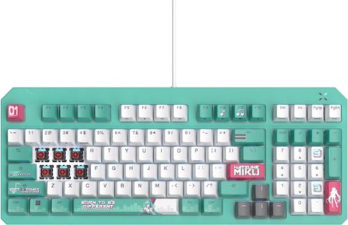 ASUS TUF Gaming K3 Gen II 96% Wired Optical-Mechanical RGB Gaming Keyboard - Hatsune Miku Edition WORLDWIDE DELIVERY