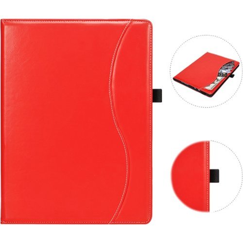 SaharaCase Business Series Folio Case for Microsoft Surface Pro 8 - Red GLOBAL SHIPPING