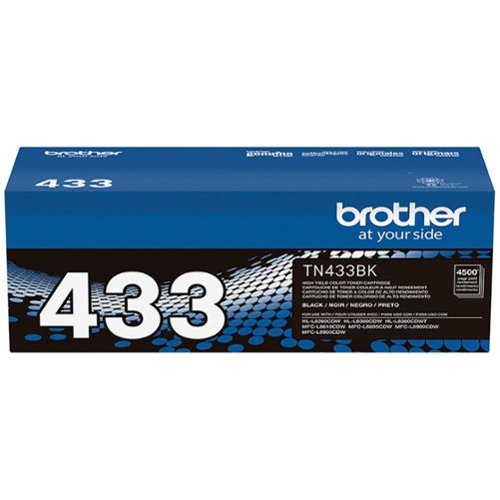 Brother TN433BK High Yield Toner Cartridge Black TN433BK - Best Buy