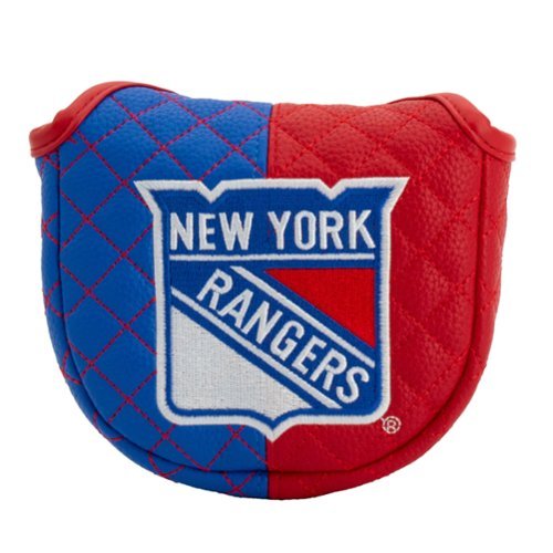 Team Golf - New York Rangers Quilted Mallet Putter Cover - Multicolor-Front_Standard 