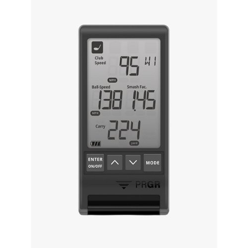 PRGR - Portable Golf Launch Monitor - Black-Front_Standard 