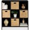 Best Choice Products - Elevated 9-Cube Storage Organizer, 11in Shelf, Bookcase, Display Shelf, w/ Metal Legs - Black-Front_Standard