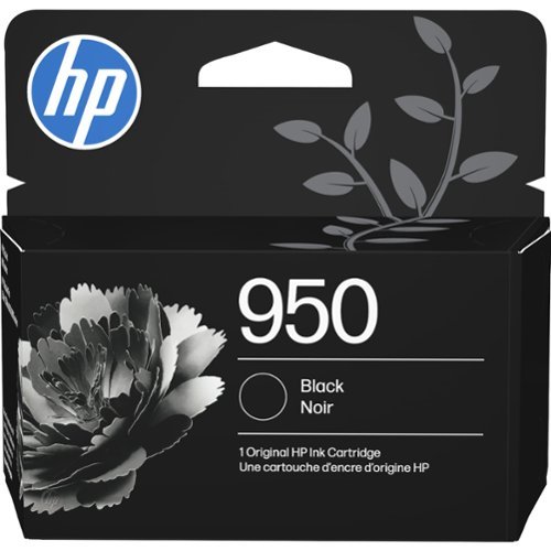 HP - 950 Standard Capacity Ink Cartridge - Black-Front_Standard 