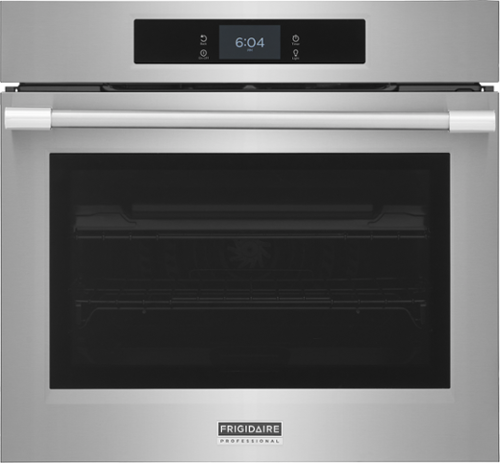 Frigidaire - 30" Single Wall Oven with Stone-Baked Pizza Mode - Stainless Steel