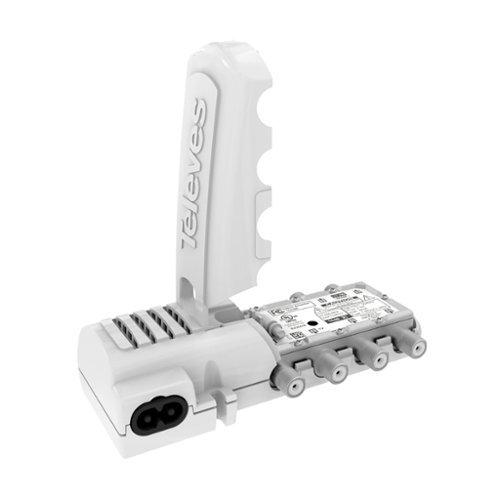 Televes - LTE-Filtering Distribution Indoor Amplifier with 5 Outputs - White-Front_Standard 
