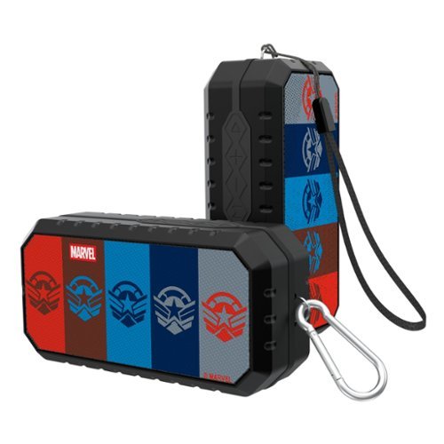 Keyscaper - Marvel Sigil Bluetooth Speaker - Sam Wilson Captain America-Front_Standard 