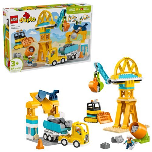 LEGO - DUPLO Town 3 in 1 Construction Site and Vehicles 10476