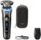 Philips Norelco - i9000 Prestige Ultra Shaver with Triple Action Lift & Cut Technology - Black-Front_Standard