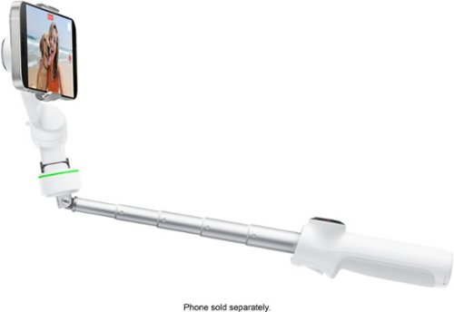 Insta360 Flow2 Pro Gimbal Stabilizer for Smartphones with Built-in Selfie Stick and Tripod - White GLOBAL SHIPPING