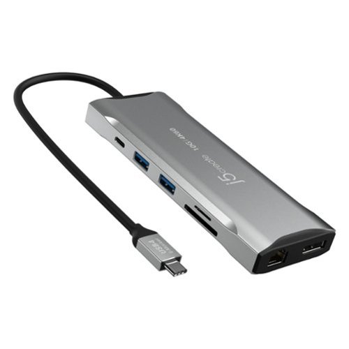 j5create 4K60 Elite USB-C Triple-Monitor 10Gbps Mini Dock - Space Grey WORLDWIDE DELIVERY