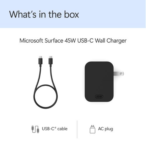 Microsoft Surface 45W USB-C Wall Charger - Black HOW TO BUY