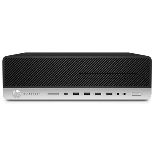 HP - Refurbished Excellent - EliteDesk 800G5 SFF Desktop PC, Intel Core i5-9500 3.0 up to 4.4Ghz, 16GB DDR4 RAM, 512GB NVMe SSD, Windows 11 Pro - Black-Front_Standard 