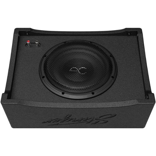 AudioControl - 10” Single-Voice-Coil 2-Ohm Loaded Subwoofer Enclosure - Black