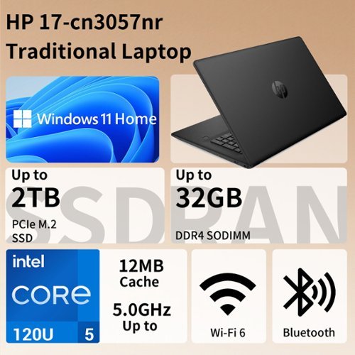 HP Upgraded 17.3