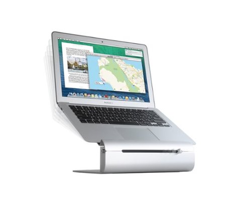 Rain Design  iLevel2 Adjustable Height Laptop Stand - Silver WORLDWIDE DELIVERY
