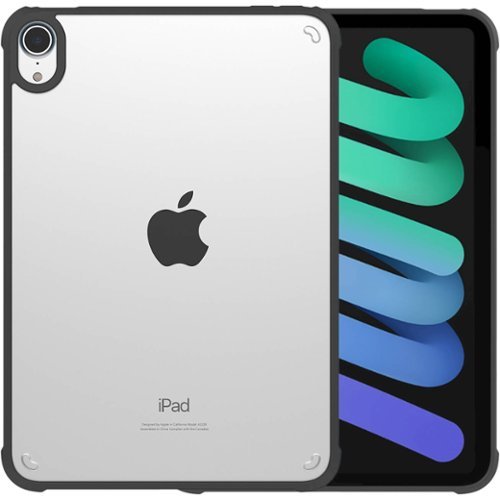 SaharaCase Hybrid-Flex Series Case for Apple iPad mini (A17 Pro) and Apple iPad mini (6th Generation 2021) - Clear Black WORLDWIDE DELIVERY