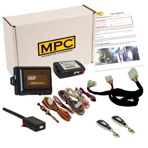 MPC - Complete 1-Button Remote Start Kit For 2017-2018 Kia Sportage - T-Harness - Black-Front_Standard 
