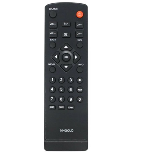 Home Collection - NH001UD / NH000UD Universal Replacement Remote Control for Sylvania & Emerson TVs-Front_Standard 