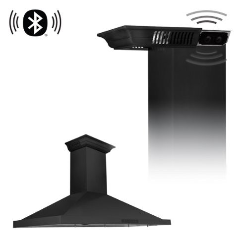 ZLINE - 48 inches - Externally Vented - Wall Range Hood - Black Stainless Steel