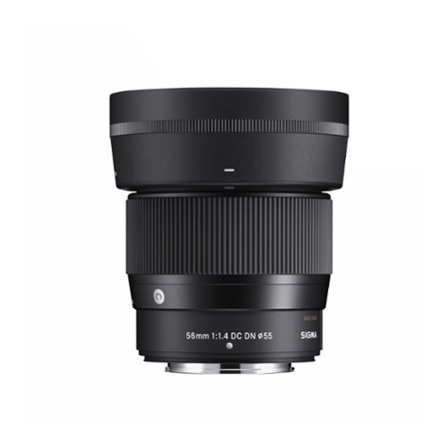 Sigma - 56mm F1.4 Contemporary DC DN Lens for Fuji X Mount - Black-Front_Standard 