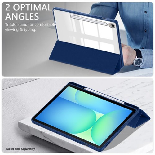 SaharaCase Venture Series Folio Case for Samsung Galaxy Tab S10 FE+ - NightSky Blue BUY IN MIDDLE EAST