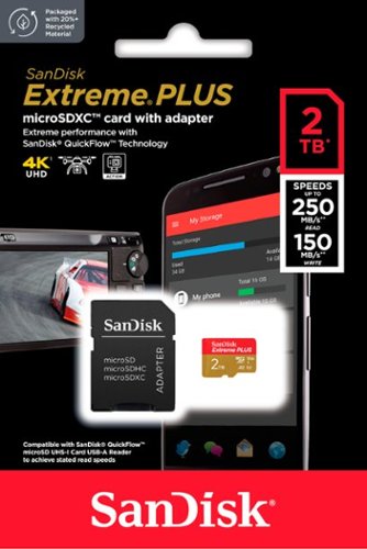 SanDisk Extreme PLUS 2TB microSDXC UHS-I Memory Card SHOP ONLINE