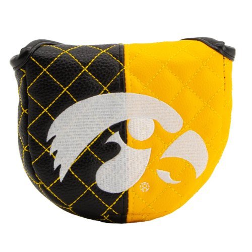 Team Golf - Iowa Hawkeyes Quilted Mallet Putter Cover - Multicolor-Front_Standard 