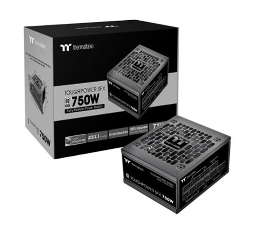 Thermaltake Toughpower SFX 750W 80Plus Platinum ATX 3.1 Standard Power Supply - Black WORLDWIDE DELIVERY