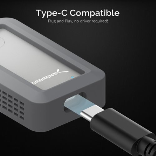 Sabrent Rocket Nano Rugged 2TB External USB-C Portable SSD with IP67 Water Resistance - Gray SHOP ONLINE