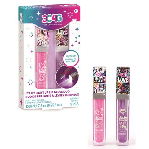 Make It Real 3C4G: It's Lit Light Up Glitter Lip Gloss Duo for Kids HOW TO BUY
