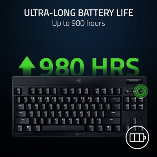 Razer BlackWidow V4 Low-profile HyperSpeed Wireless TKL Mechanical Green Clicky Switch Gaming Keyboard with Chroma RGB - Black HOW TO BUY