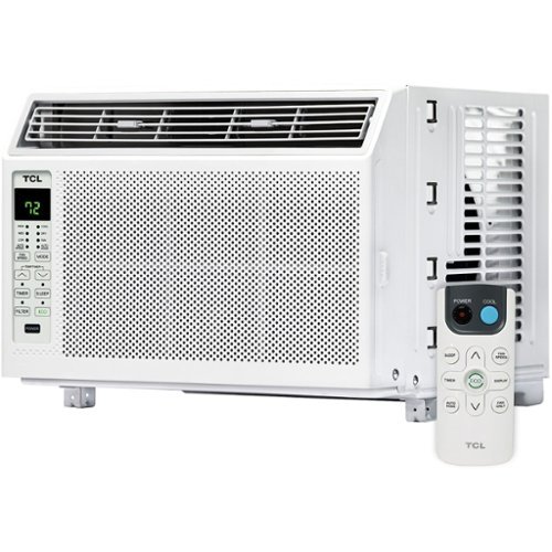 TCL - 250 Sq. Ft. 6,000 BTU Window Air Conditioner - white