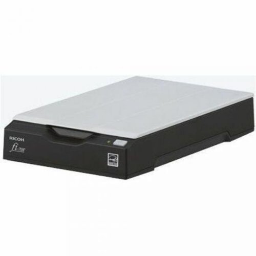 Fujitsu - Ricoh ImageScanner fi-70F Flatbed Scanner - 600 dpi Optical - 24-bit 8-bit Grayscale - USB - Color-Front_Standard 