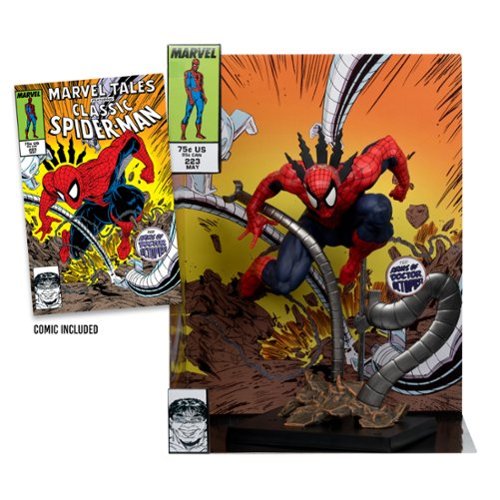 McFarlane Toys Marvel Spider-Man 1:6th Scale Collectible with Scene & Comic (Marvel Tales #223) 9.7 Figure INTERNATIONAL SHIPPING