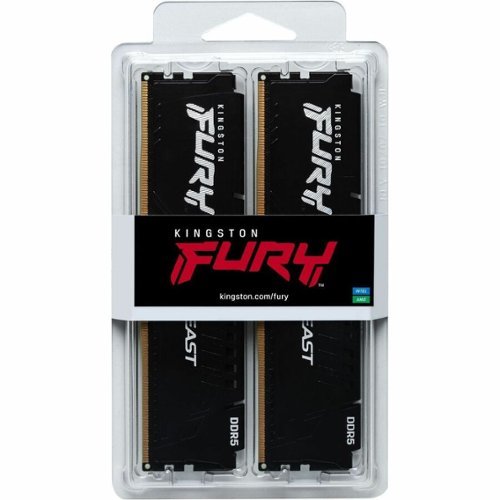 メモリー Kingston DDR5 6000 32GB Kingston FURY Beast RAM Module For Motherboard 32 GB (2 x 16GB