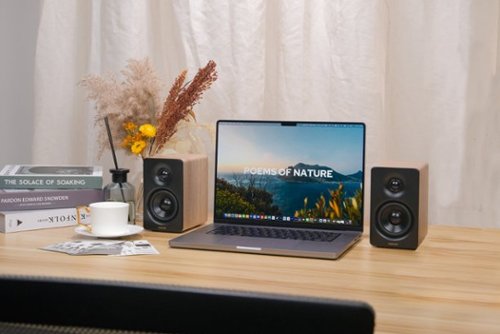 Edifier M60 Compact Desktop 2.0 Speakers (Pair) - Oak Brown BUY IN EUROPE